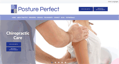 Desktop Screenshot of postureperfectwellnesscenter.com
