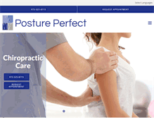 Tablet Screenshot of postureperfectwellnesscenter.com